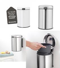 Stainless Steel Wall Mounted Bins 3l