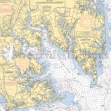Virginia Mobjack Bay Nautical Chart Decor