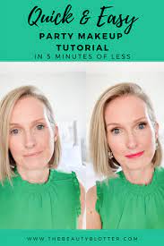 party ready makeup in 5 minutes or less