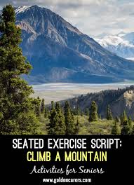 seated exercise climb a mountain