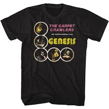 genesis band t shirt carpet