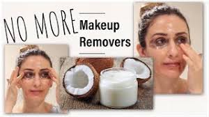 remove your makeup with coconut oil