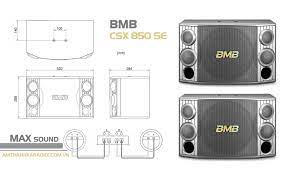 Giới thiệu loa karaoke BMB CSX 850 SE chính hãng Nhật Bản