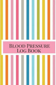 Blood Pressure Log Book Portable 6in X 9in Blood Pressure Journal Blood Pressure Monitoring Chart Blood Pressure Book For 53 Weeks Stripes