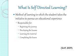 ppt self directed learning powerpoint