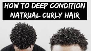 how to deep condition natural curly