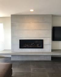 Floating Hearth Contemporary