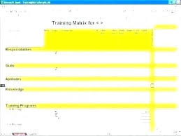 Competency Matrix Template Inspirational Skill Format Doc