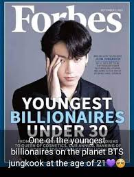 Kpophata - K_Moments:/FORBES magazines will be sold out in minutes,  worldwide. Jeon Jungkook Joined Bighit Entertainment in the Young Age of 12  Yrs Old, Without Any Words He Choose the Company Just