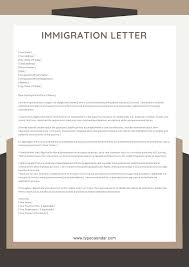 printable immigration letter templates