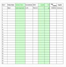 Housekeeping Inventory Template Fice Supply Inventory Template