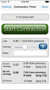 Labour And Contraction Timer On The App Store