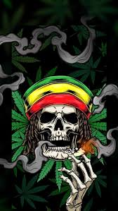 weed skull live themes for android hd