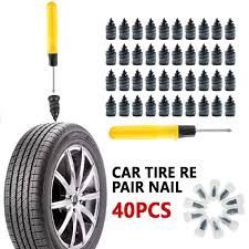 40pcs tire fast repair rubber nail