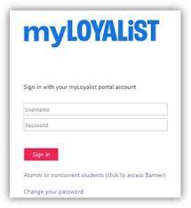 myloyalist portal account loyalist