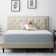 Lucid Upholstered Bed With Diamond