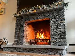 Creating a Decorative Fireplace With Stone Veneer This Holiday Season - Instone