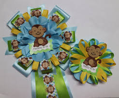 Stay tuned for all the excitement! Baby Blue Yellow Green Monkey Theme Baby Shower Mommy And Etsy Baby Shower Themes Baby Shower Party Favors Baby Blue