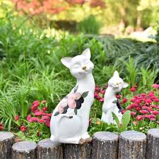 Cat Garden Statue