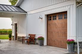 faux wood garage doors top notch