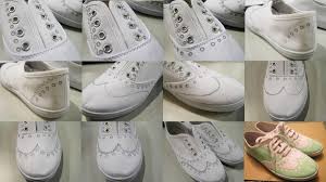 While spray painting your shoes is easy, it won't allow you to get very detailed. Diy Crafts Painted Canvas Shoes Feltmagnet