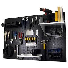 Tool Storage Kit With Black Pegboard