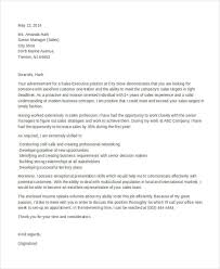 Sample Cover Letter For Sales Executive Job Zonazoom Com