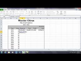 excel how to build formulas for