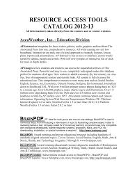 resource access tools catalog 2009 10