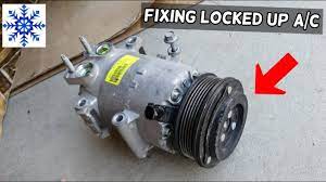 fixing locked up ac compressor you