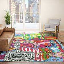 Area Rug Psychedelic Trippy Carpets