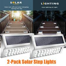 jackyled upgraded 30 led solar step