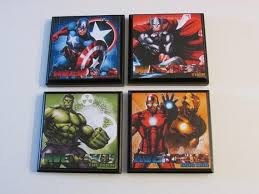 avengers room wall plaques set of 4