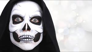 skull face painting halloween makeup