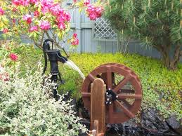 Water Wheel Diy Water Fountain Garden