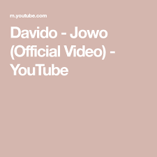 Davido comes with a new record titled jowo. Davido Jowo Mp3 Download