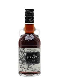 kraken black ed rum half bottle