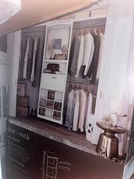 white wood closet kit