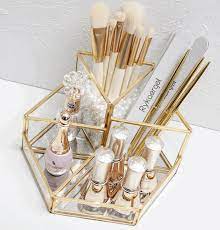 golden makeup box