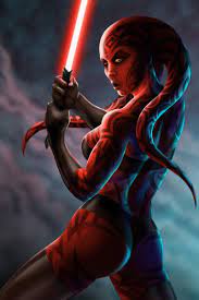 1girls alien alien girl ass darth talon female high heels lekku  lightsaber platicsavage red skin sci-fi sith solo star wars star wars:  legacy star wars legends surprised tentacle hair