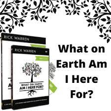Designed for use with the what am i here for? What On Earth Am I Here For Study Guide The Purpose Driven Life Warren Rick 9780310627937 Amazon Com Books