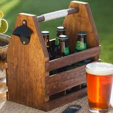 diy wooden beer caddy free