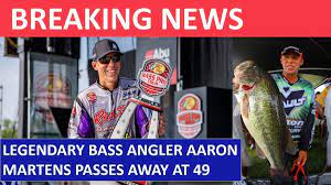Pro Bass Angler Aaron Martens Dead At 49