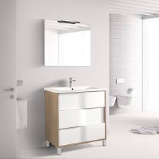Maximize the space in your bathroom with a traditional or modern vanity. Eviva Toronto 32 White Oak Standing Bathroom Vanity With White Porcelain Sink Bathroom Vanities Modern Vanities Wholesale Vanities