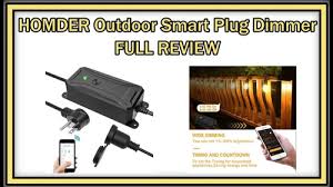 outdoor dimmer homder smart plug for
