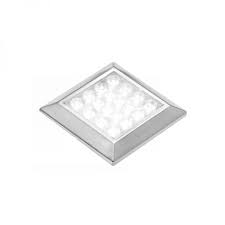 In the hard wired installation. Square Led Cabinet Light Stainless Steel 12v Downlights Co Uk