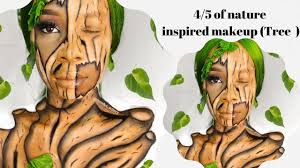 4 5 of nature inspired makeup art tree