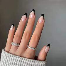 15 beautiful black white nail designs