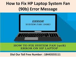 fix hp laptop system fan 90b error