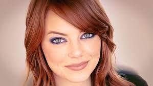 emma stone green eyes women redhead